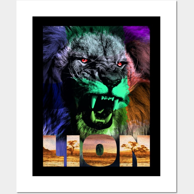 King Animal Wall Art by Magnit-pro 